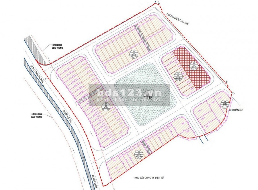 Dự án đất nền Vụ bản, Lạc Sơn, Hòa Bình, diện tích 120m2, hậ tầng đồng bộ
