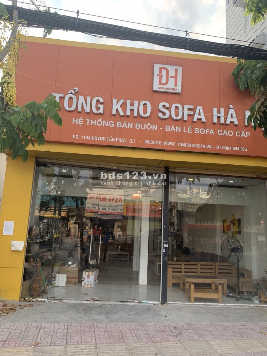 Nhà cấp 4 dt 6x37,5m đường Huỳnh Tấn Phát p Phú Mỹ Quận 7, dt 120tr/m2