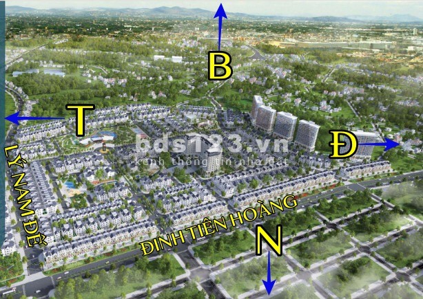 Bán biệt thự, lô liền kề Times Gorden vĩnh yên, hướng Đông Bắc, lh 0961619803