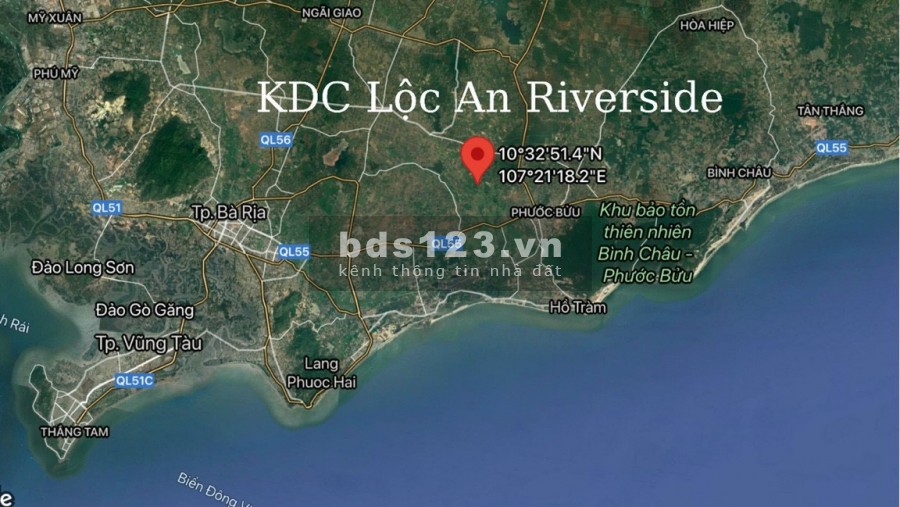 Tôi cần bán đất cách sân bay Lộc An 10km, sổ đỏ riêng sang tên công chứng ngay, có sẵn 100m2 thổ cư