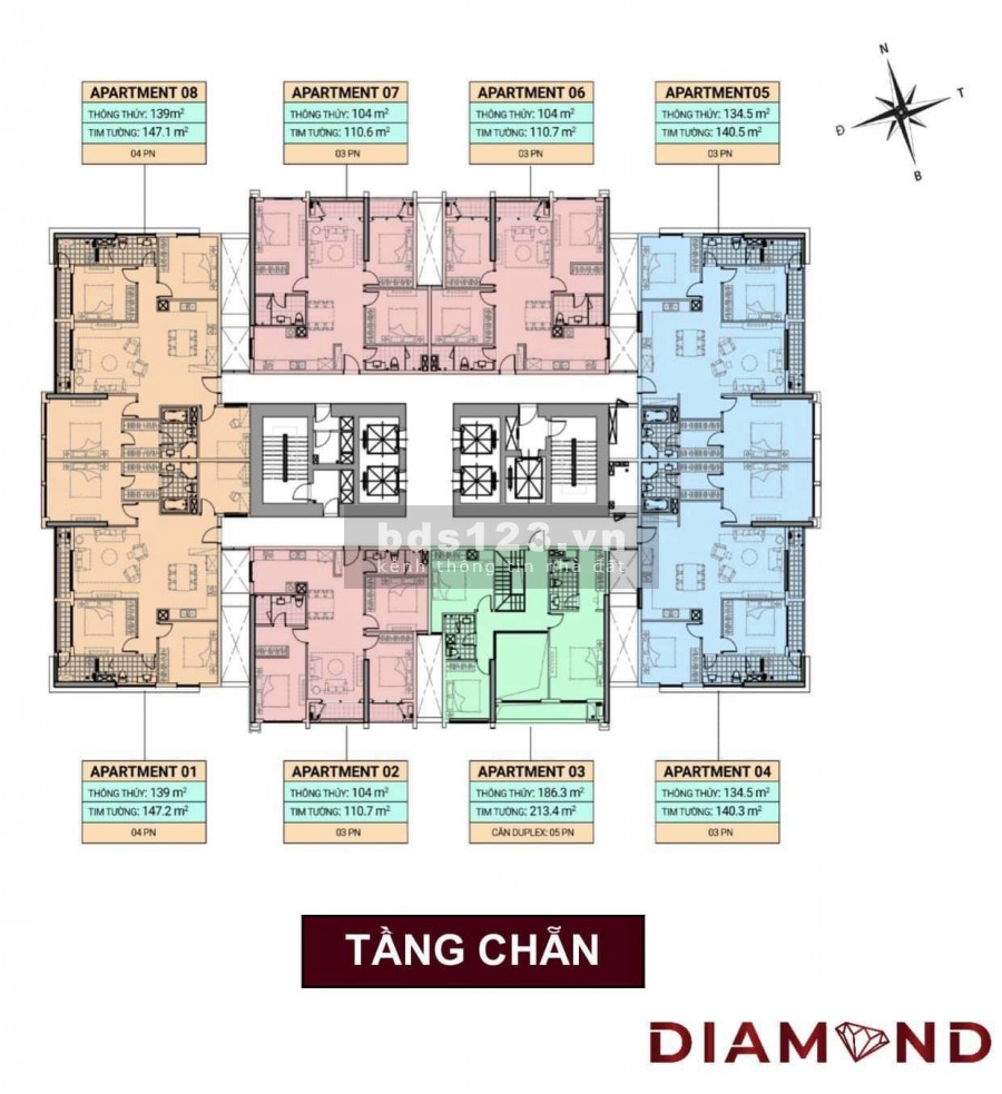 Chung Cư Bắc Từ Liêm Giá Tốt, Goldmark City Diamond Giá chỉ 29tr/m2.