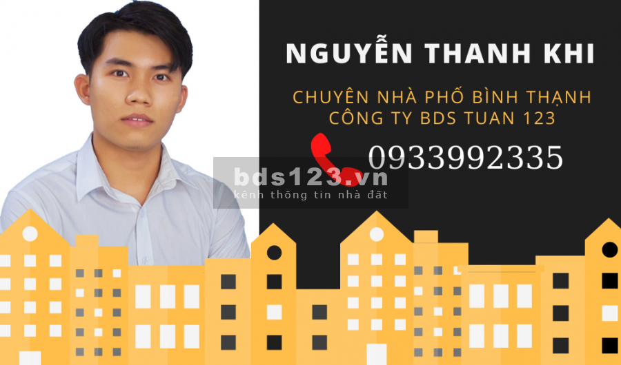 Mặt tiền Chu Văn An P.12 Bình Thạnh dt 110m2 giá chỉ 12 tỷ, lh 0933992335