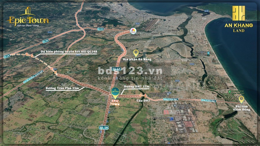Đất chính chủ đã có sổ mặt tiền Quốc Lộ 1A, có thể ở và khai thác kinh doanh