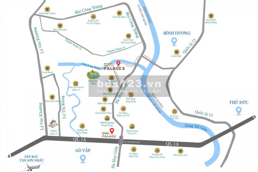 Nhà phố Thương mạị, 3 mặt view sông cao cấp duy nhất tại Quận 12. SHR công chứng ngay, diện tích xây dựng 210m2
