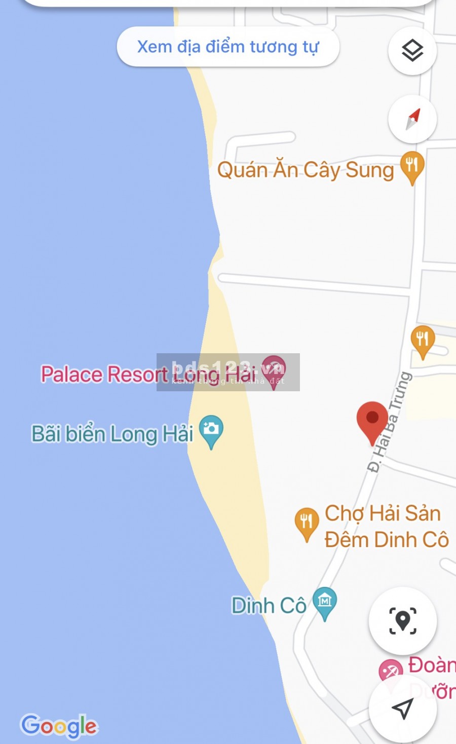Bán gấp nhà nghỉ 441m2 MT 30m đường Hai Bà Trưng, Thị Trấn Long Hải, Bà Rịa Vũng Tàu. SHR