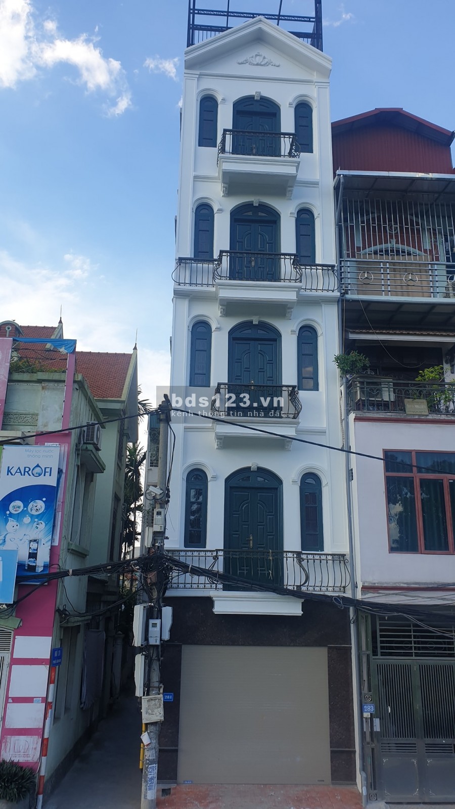 Lâm Du Bồ Đề. Nhà Lô Góc gara thang máy Nhật, kinh doanh, đúc 6 tầng giá 10.5 tỷ.