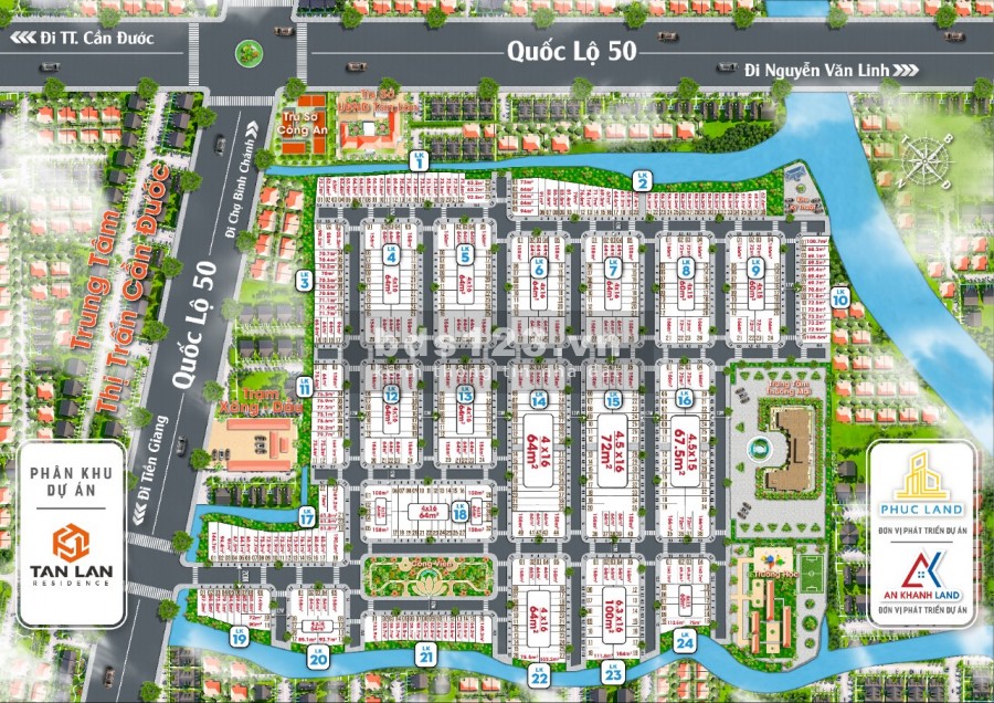 Mua Bán Đất Thổ 154m2 2 Mặt Tiền Chỉ 1tỷ6 sở Hữu Ngay 2 Mặt Tiền QL 50 Alo Ngay