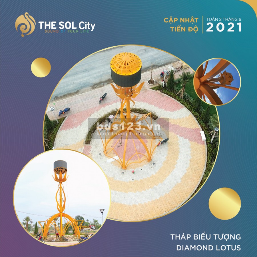 Bán nền MT đường 15m DA The Sol City. Trả trước 600 triệu, nhận nền xây dựng ngay