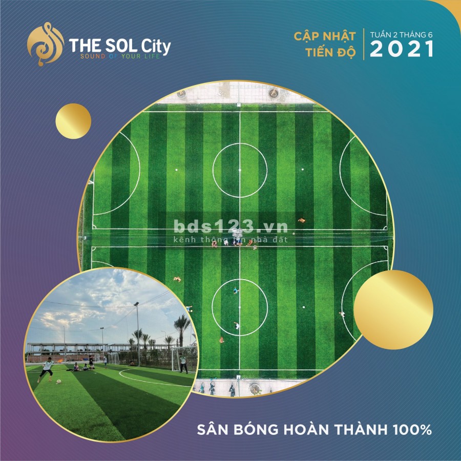 Bán nền MT đường 15m DA The Sol City. Trả trước 600 triệu, nhận nền xây dựng ngay