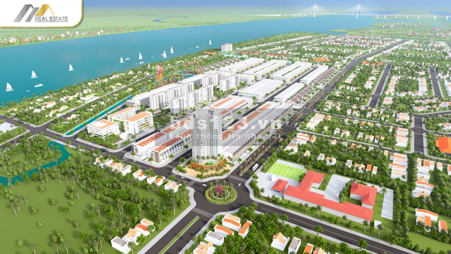 Khu nhà phố ỏ Cồn Khương đang sống nhất TP Cần Thơ, giá bán chỉ từ 17 triệu/m2