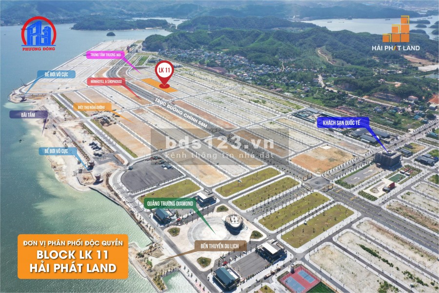 Khu đô thị Phương Đông Vân Đồn Quảng Ninh, mật độ xây dựng 100%
