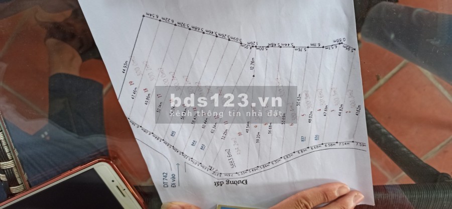 Đất nền sổ sẵn Vĩnh Tân Tân Uyên giá rẻ , Ngay KCN VSIP 2 , đường thông tứ phía