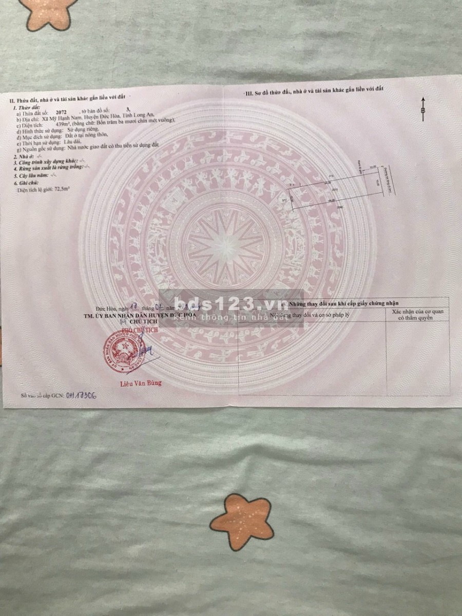 Đất đầu tư không thể bỏ lỡ, Mỹ Hạnh Nam, Long An 10m x 44m chỉ 3 tỷ