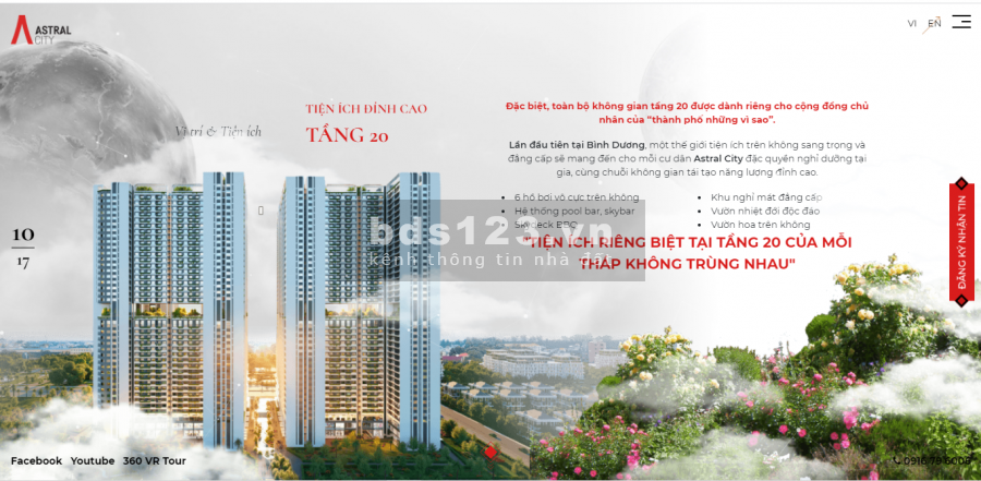 Bán căn hộ cao cấp tích hớp trung tâm thương mại tại mặt tiền trung tâm thành phố Thuận An