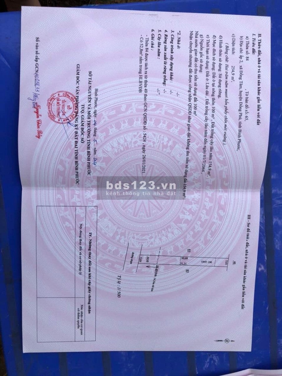 Cần bán đất với giá 335 triệu, chính chủ miễn trung gian, thổ cư 100m2