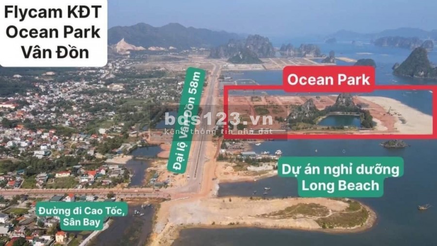 Bán đất dự án Ocean Park Vân Đồn, giá bán 29 triệu/m2, lhcc, sổ chính