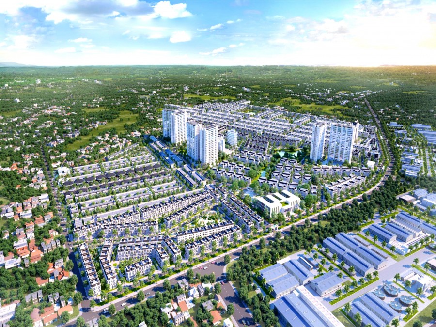 Dự án hàng xóm với Đại Nam Văn Hiến, thiết kế theo phong cách Châu Âu tân cổ điển