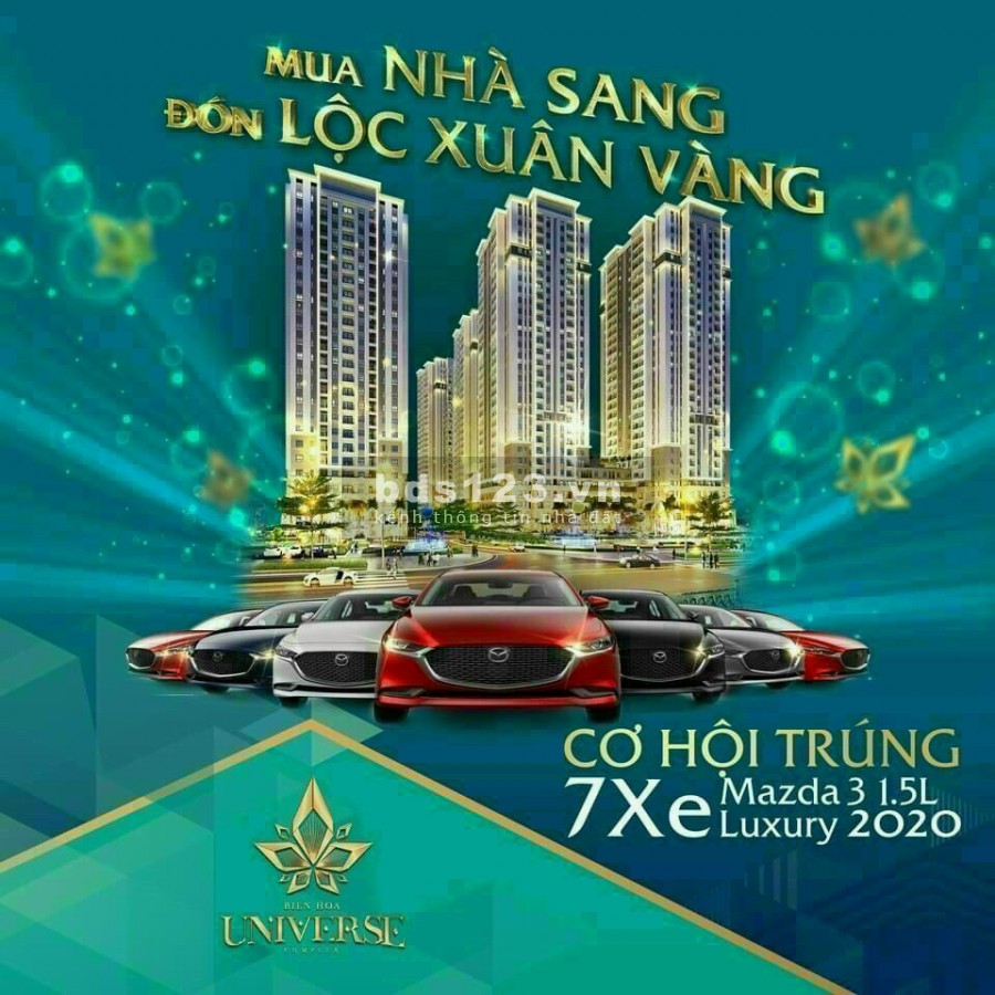 Căn Hộ Cao Cấp SmartHome tại Tp.Biên Hòa chuẩn 5Sao CĐT Hưng Thịnh Chiết khấu gần 200Triệu đồng