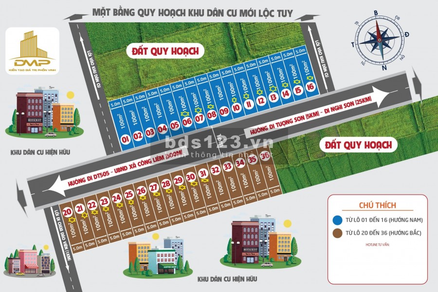 Bán đất chính chủ đấu giá lẻ sổ đỏ từng lô, liên hệ 0943420126