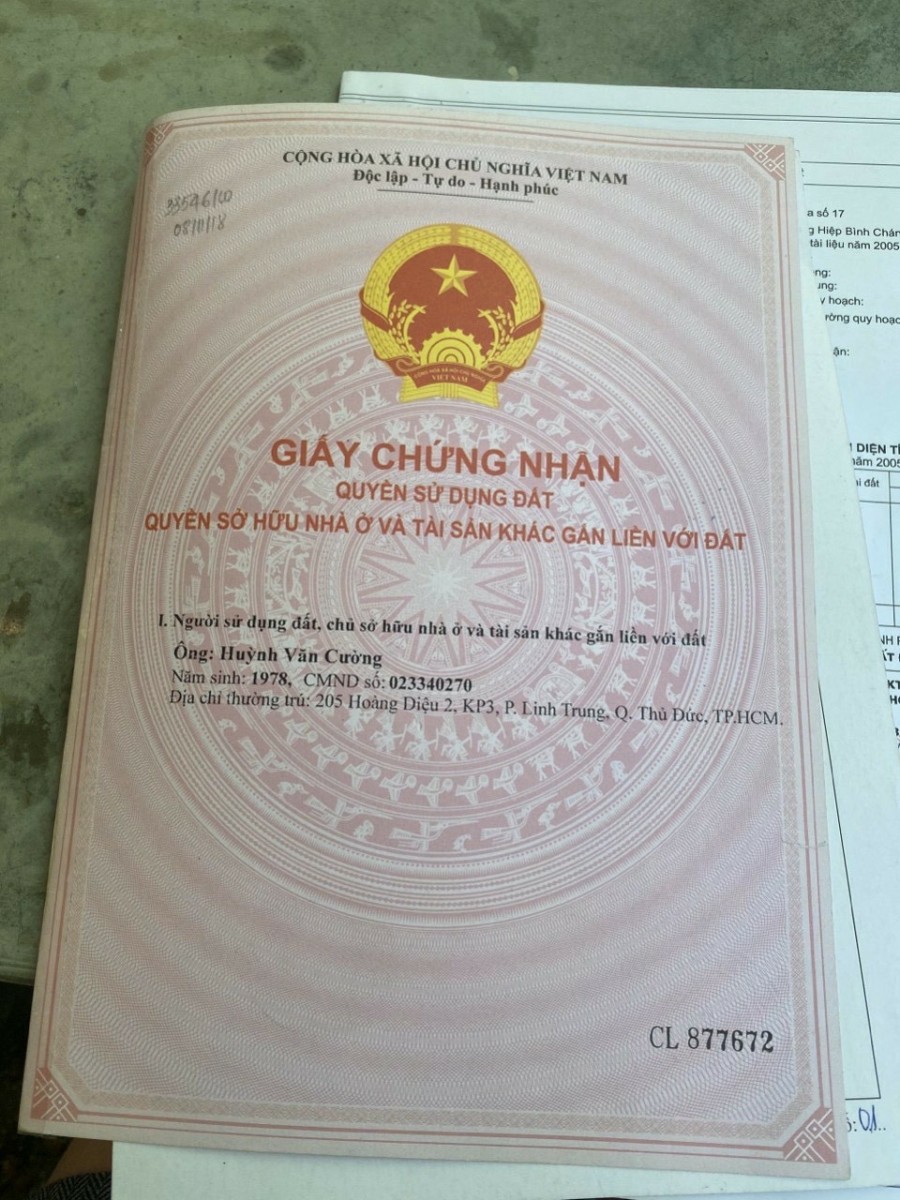 Cần bán lô góc 2 mặt tiền hẻm 75, đường 48, Hiệp Bình Chánh, Tp Thủ đức.