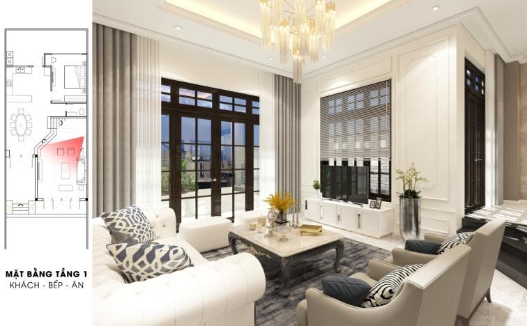 Biệt Thự Sân vườn Quận 7 500m2 Nguyễn Văn Linh, 3 tầng đúc kiên cố