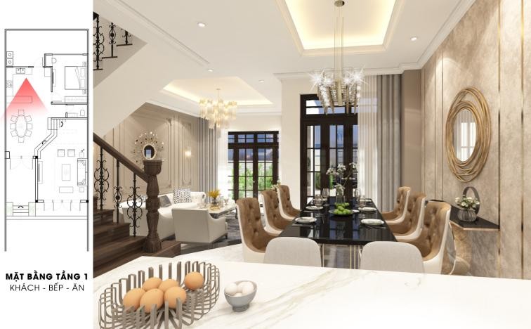 Biệt Thự Sân vườn Quận 7 500m2 Nguyễn Văn Linh, 3 tầng đúc kiên cố