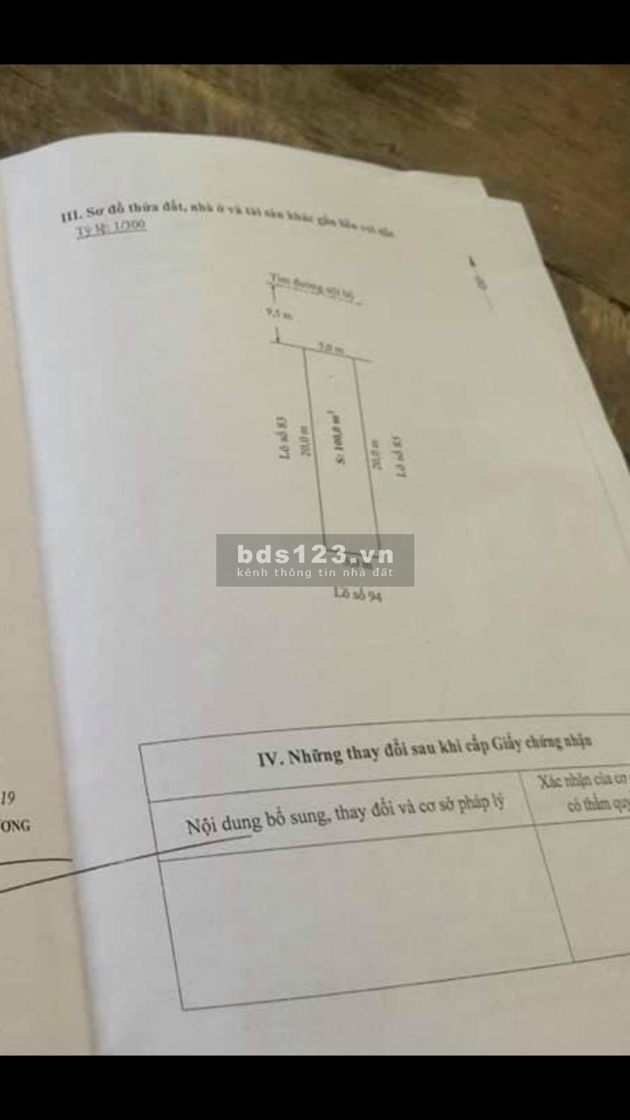 Bán lô đất tái định cư Đặng Cương, An Dương, Hải Phòng, sổ chính chủ