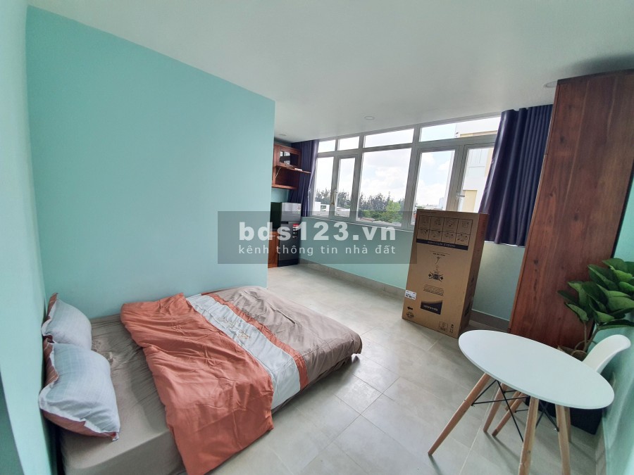 Cho thuê chung cư mini đầy đủ tiện nghi, cửa sổ lớn, đường số 9 KDC Kim Sơn Quận 7