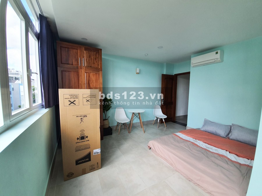 Cho thuê chung cư mini đầy đủ tiện nghi, cửa sổ lớn, đường số 9 KDC Kim Sơn Quận 7