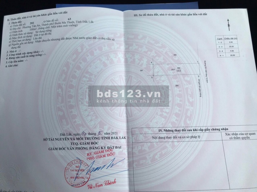 Bán đất trong khu đô thị Ân Phú Buôn Ma Thuột LH: 0398.027.712, chỉ từ 668 triệu/nền