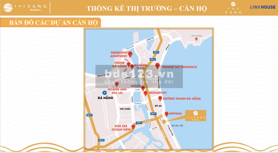The Sang Residence căn hộ view biển Mỹ Khê, view sông Hàn, ngân hàng hỗ trợ vay