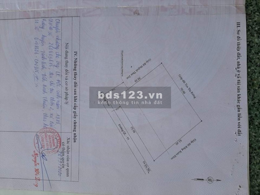 Kẹt tiền cần bán gấp lô đất mặt tiền Ql.55 giá mềm nhất thị trường