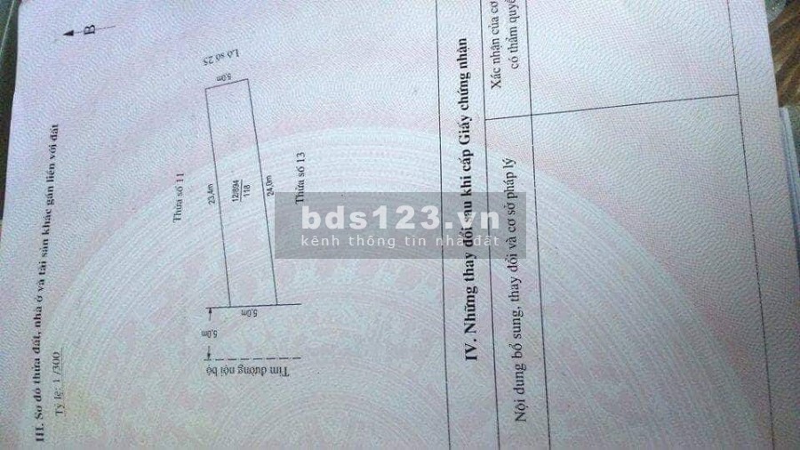 Chính chủ gửi bán lô đất tại Đặng Cương An Dương Hải Phòng, dt 118m2
