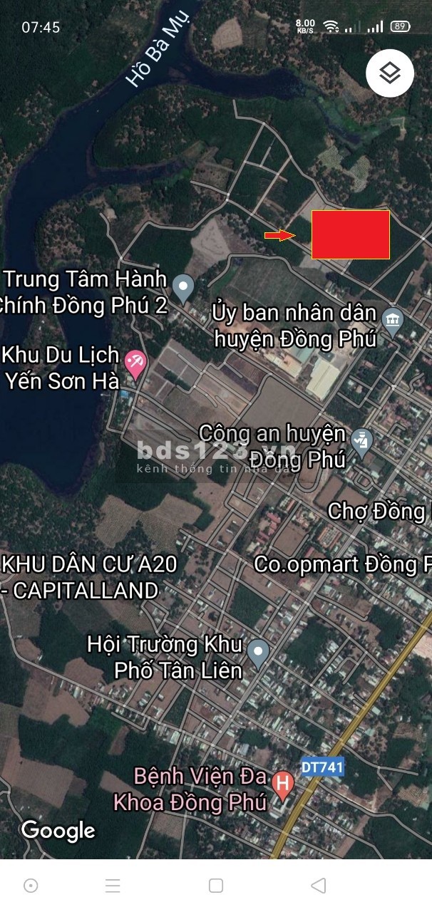 Bán gấp Lô đất rất tiềm năng giữa Đồng Xoài và Bình Dương.