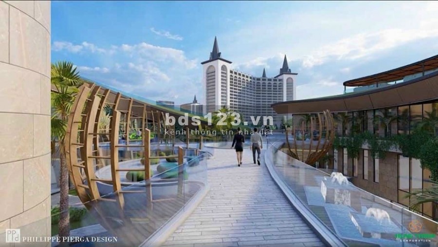 Hỗ trợ vé máy bay tham quan biệt thự biển Hải Giang Hưng Thịnh nằm kế bên casino