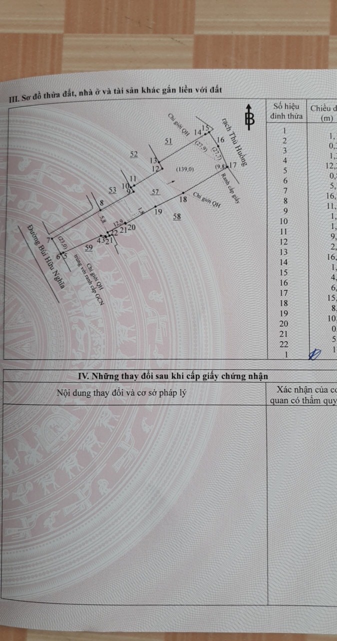 Bán đất tặng kèm nhà Cấp 4 mặt tiền đường Bùi Hữu Nghĩa, P. Bữu Hoà, Tp. Biên Hoà, Đồng Nai.