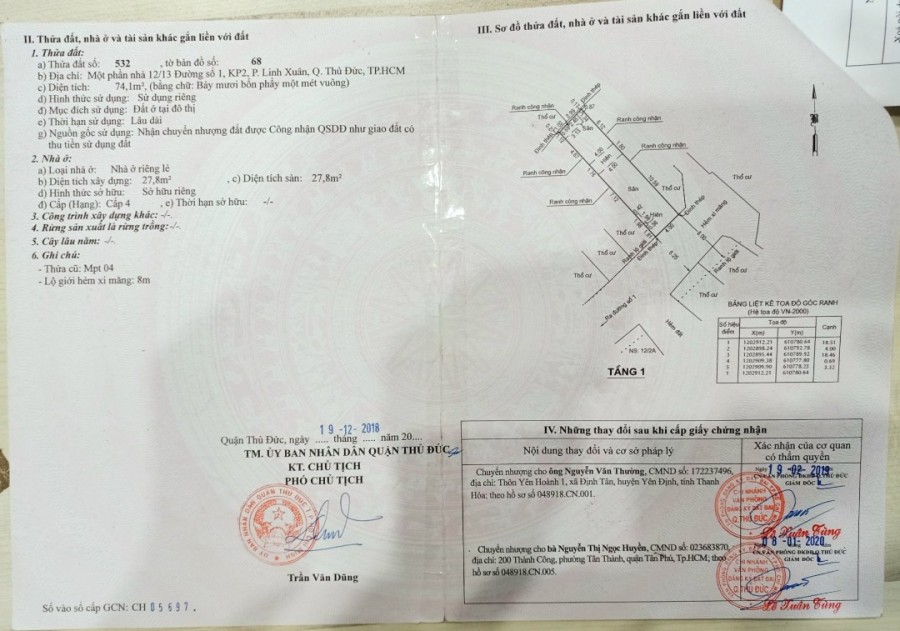 Bán gấp lô đất 74m2, đường xe hơi quay đầu, ngay kề cầu Vượt Linh Xuân, Tp Thủ Đức, Tp Hồ Chí Minh.