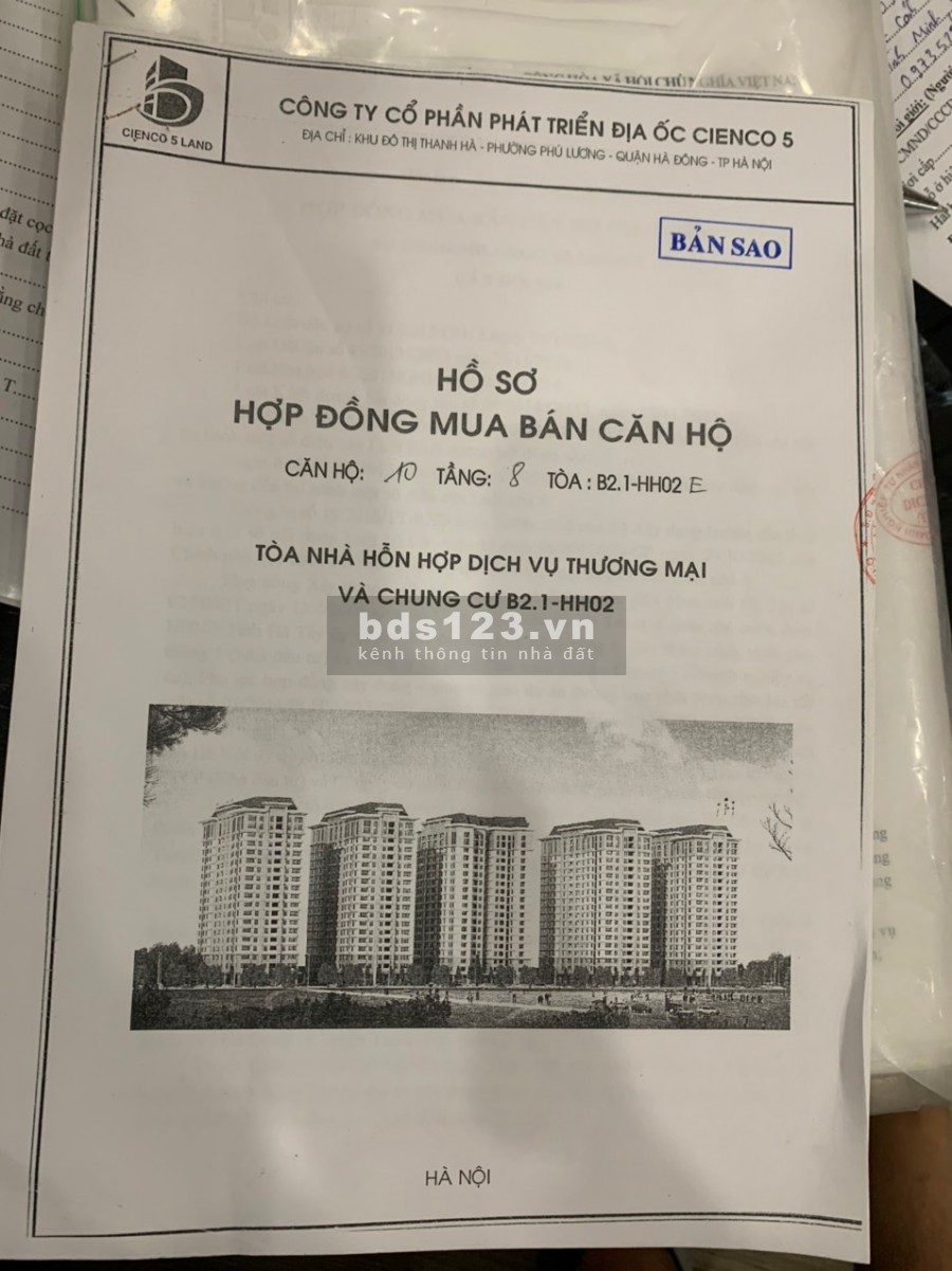 Bán Căn Hộ Chung Cư Fuld Nội Thất Tại KĐT Thanh Hà Cienco 5 Mường THanh Hà Đông