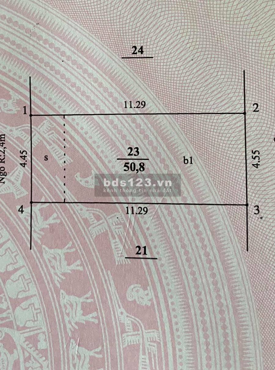 Bán Đất Tặng Nhà 2 Mặt Ngõ Ôtô 10m, Tân Xuân 55m2, 2.48 tỷ LH: 094.111.1357.