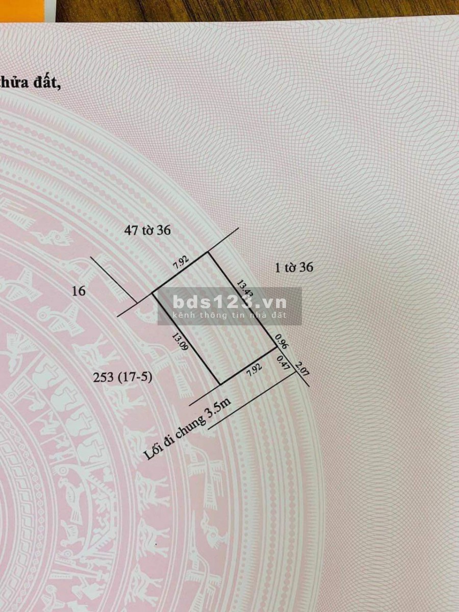 Cần bán gấp lô đất khu vực sầm uất tp Huế, kiệt 79 Phạm Thị Liên, giá 1.9x tỷ
