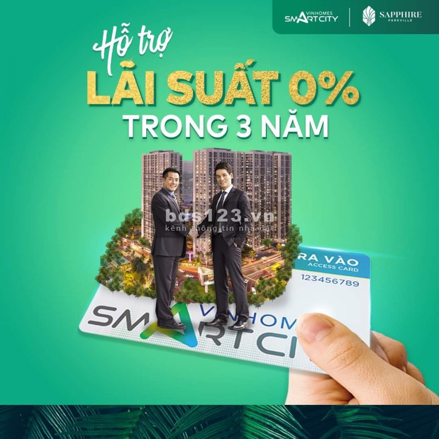 Chỉ cần 297 triệu có ngay 1 căn hộ tại chung cư Vinhomes Smart City, lh 0948673993