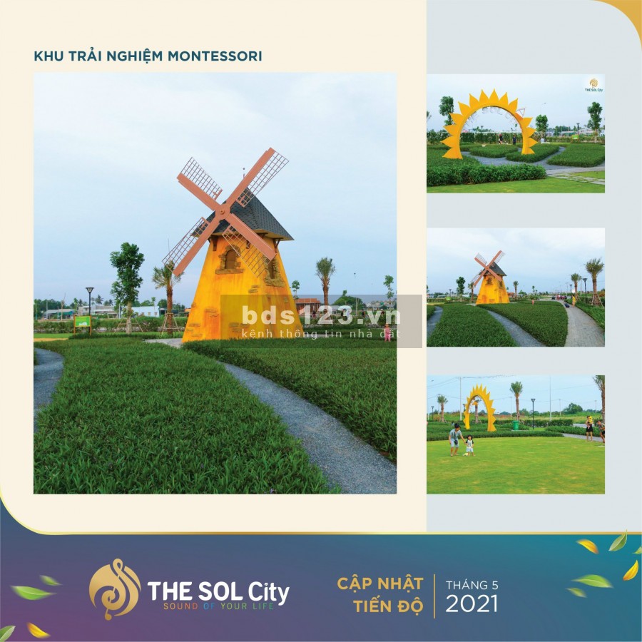 Nhà phố vườn 1 trệt 2 lầu view sông thoáng mát, khu dân cư hiện đại