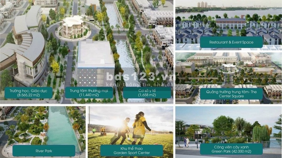 Garden Riverside cửa ngõ Tây Sài Gòn, đô thị sinh thái bên sông