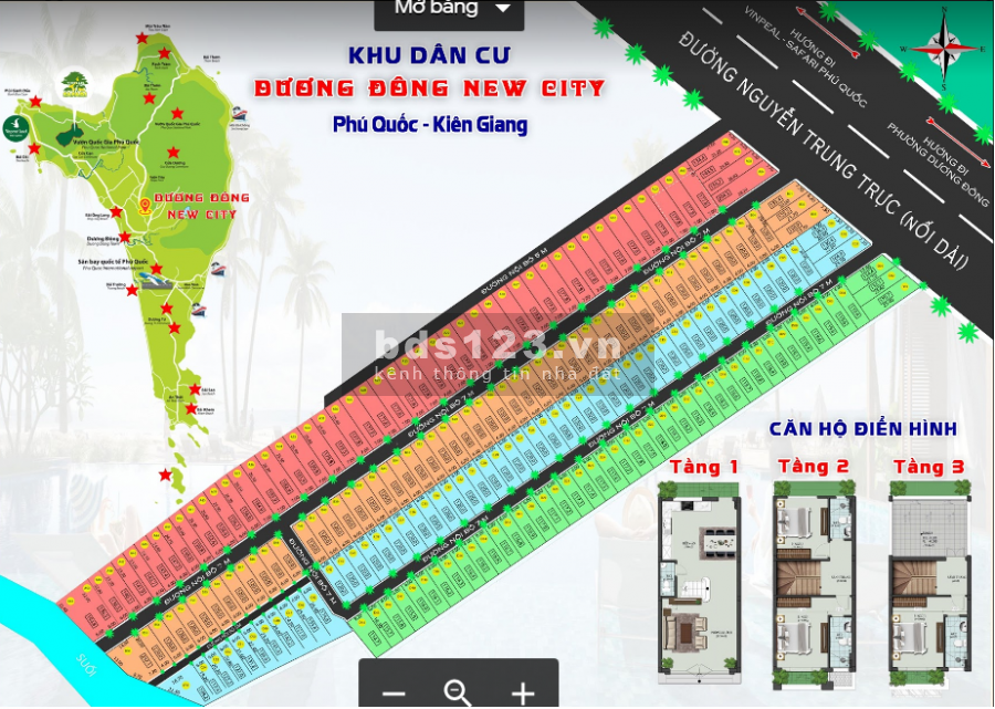 Khu đất nền phân lô Dương Đông New City Phú Quốc, giá 15 triệu/m2