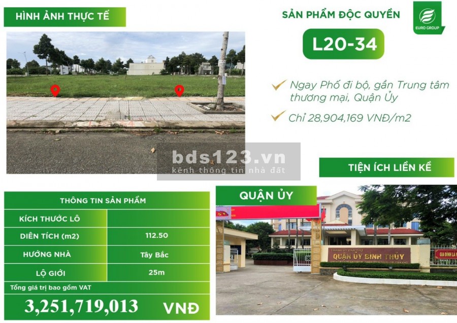 Nền Stella Cần Thơ cực ngon chiết khấu cao, diện tích 110m2, sổ sẵn