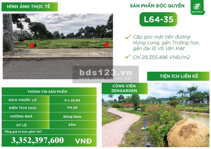 Nền Stella Cần Thơ cực ngon chiết khấu cao, diện tích 110m2, sổ sẵn