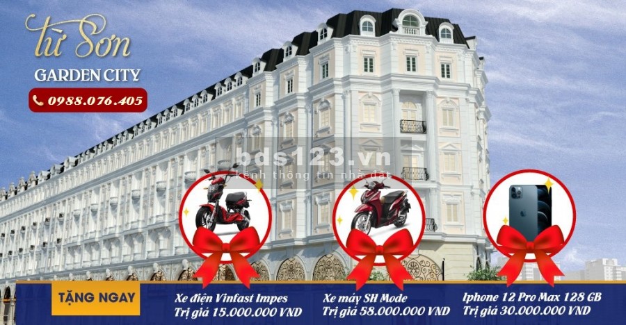 Khu đô thị xanh cho lá phổi cử bạn, dự án Từ Sơn Garden City