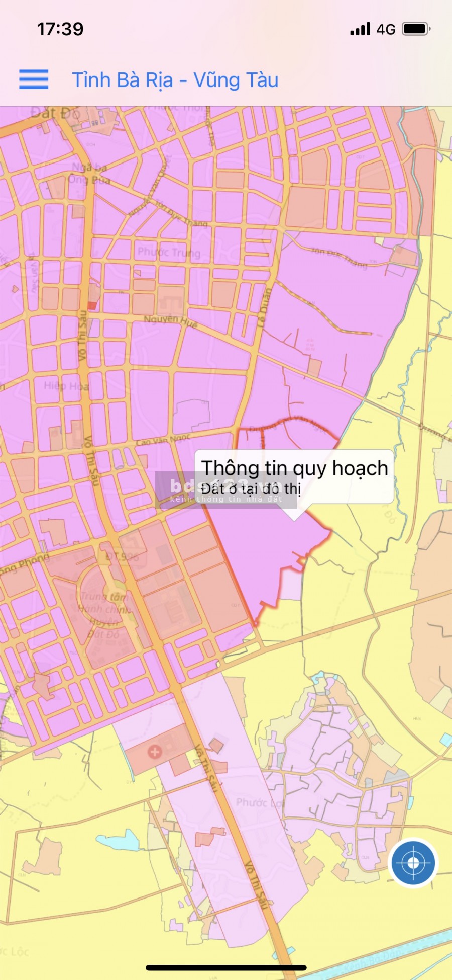 Đất biệt thự phủ hồng toàn bộ phù hợp xây biệt thự ở hoặc đầu tư, mặt tiền lớn