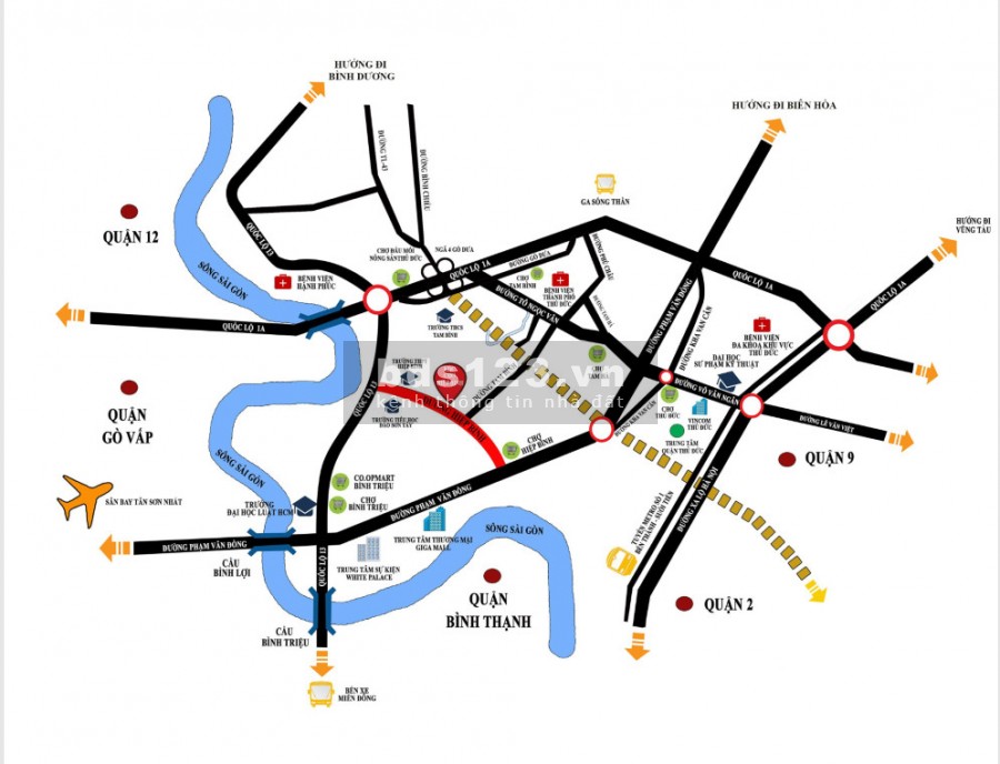 Khu Dân Cư Hiệp Bình, phường Hiệp Bình Phước, Thủ Đức, giá 70 triệu/m2