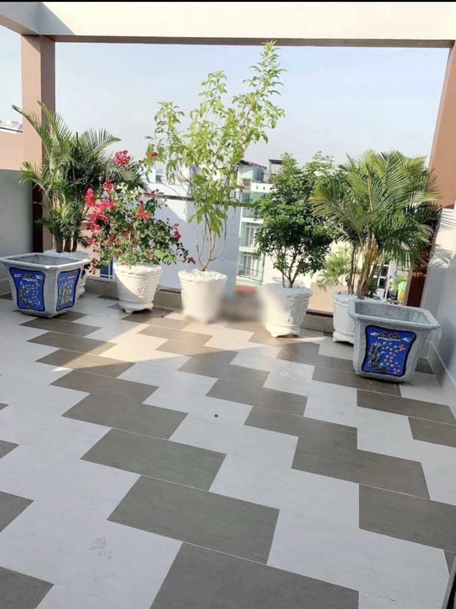 Nhà (4.3*12.3m/4 tầng) hẻm xe ôtô vào tận cửa đường Hưng Phú Phường 10 Quận 8